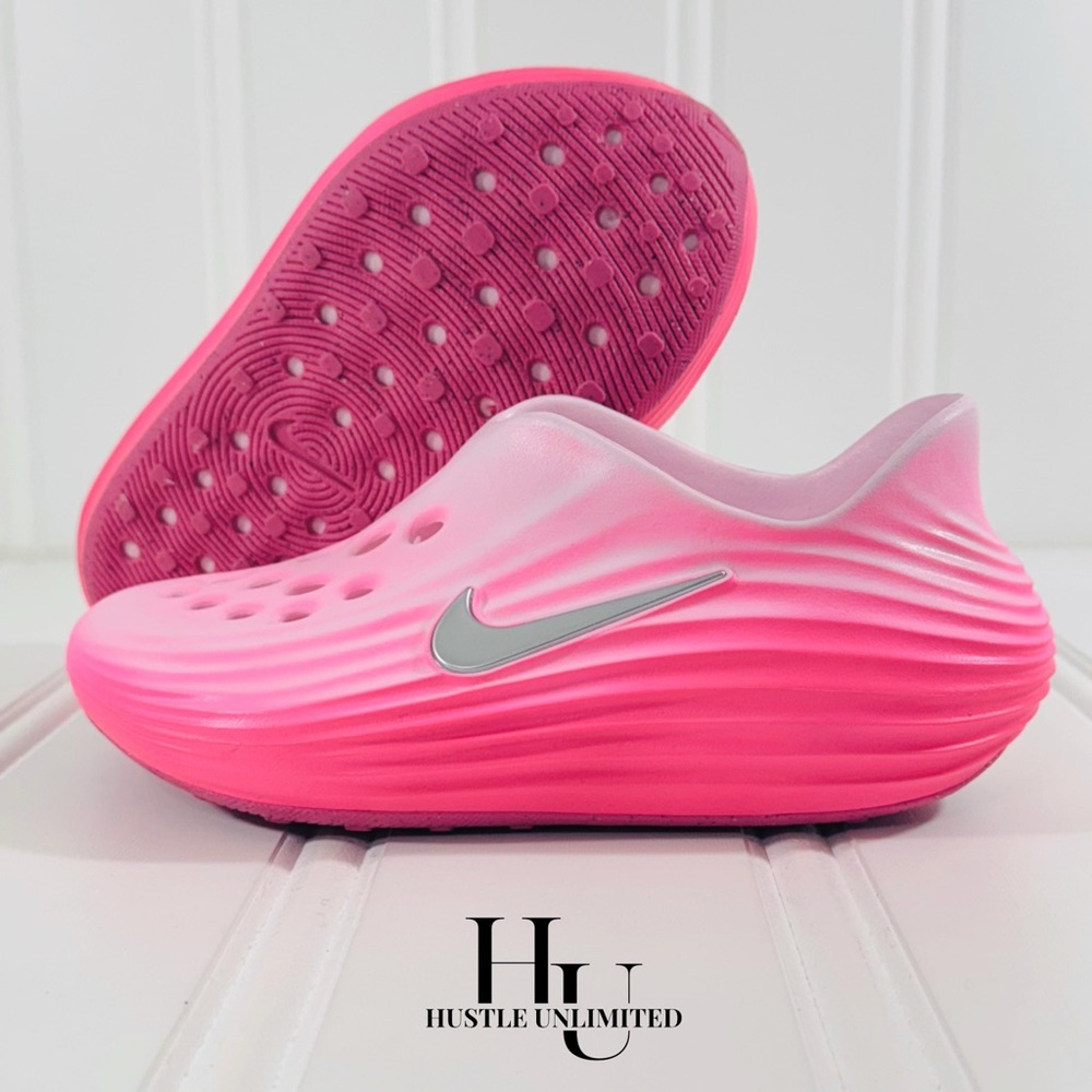 Nike ReactX Rejuven8 GS ‘Pinksicle’ Pink Foam Metallic Silver Youth 3 Womens 4.5